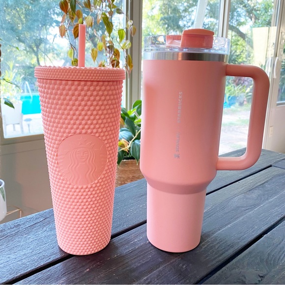 NWT RARE Starbucks Venti US Matte Pink Studded - Picture 6 of 6